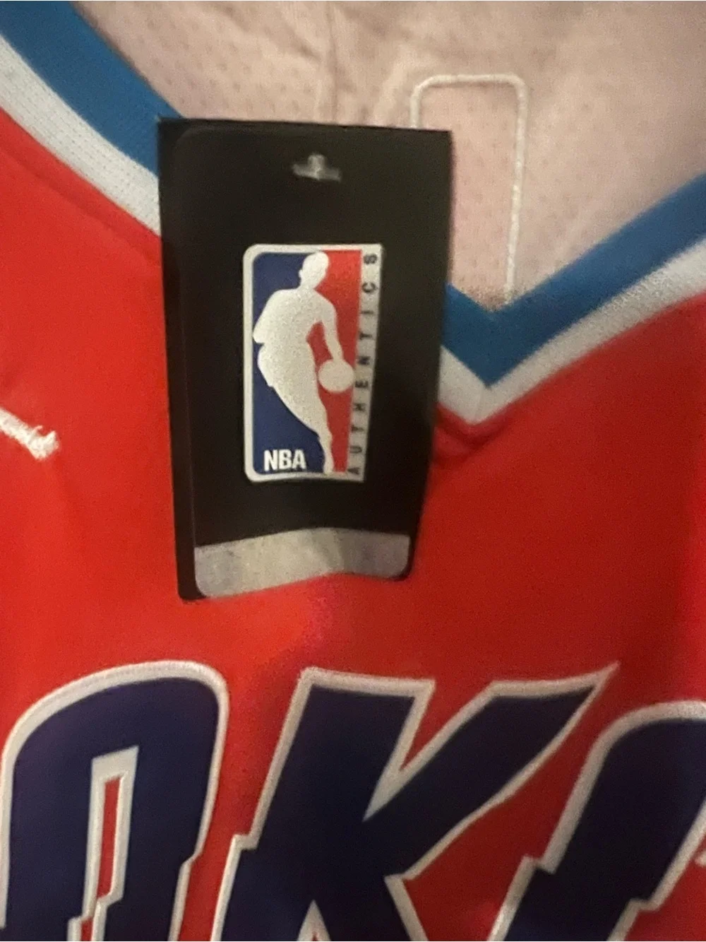 JALEN WILLIAMS #8 OKC THUNDER MENS/UNISEX XL STITCHED JERSEY ORANGE
